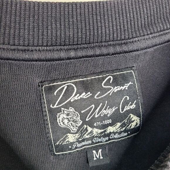 Darc Sport Wolves Club Oversized Distressed T Shirt Size Medium - Picture 4 of 6